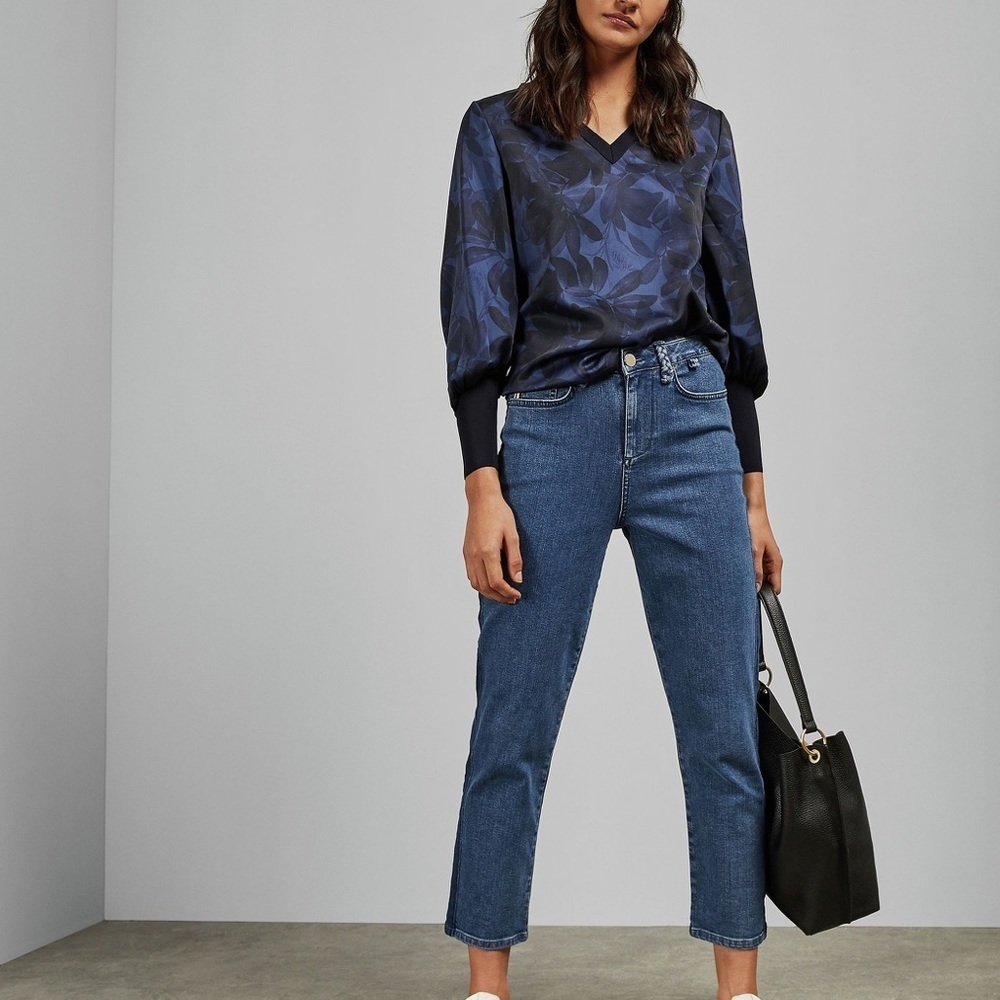 Navy Blue Women's Top